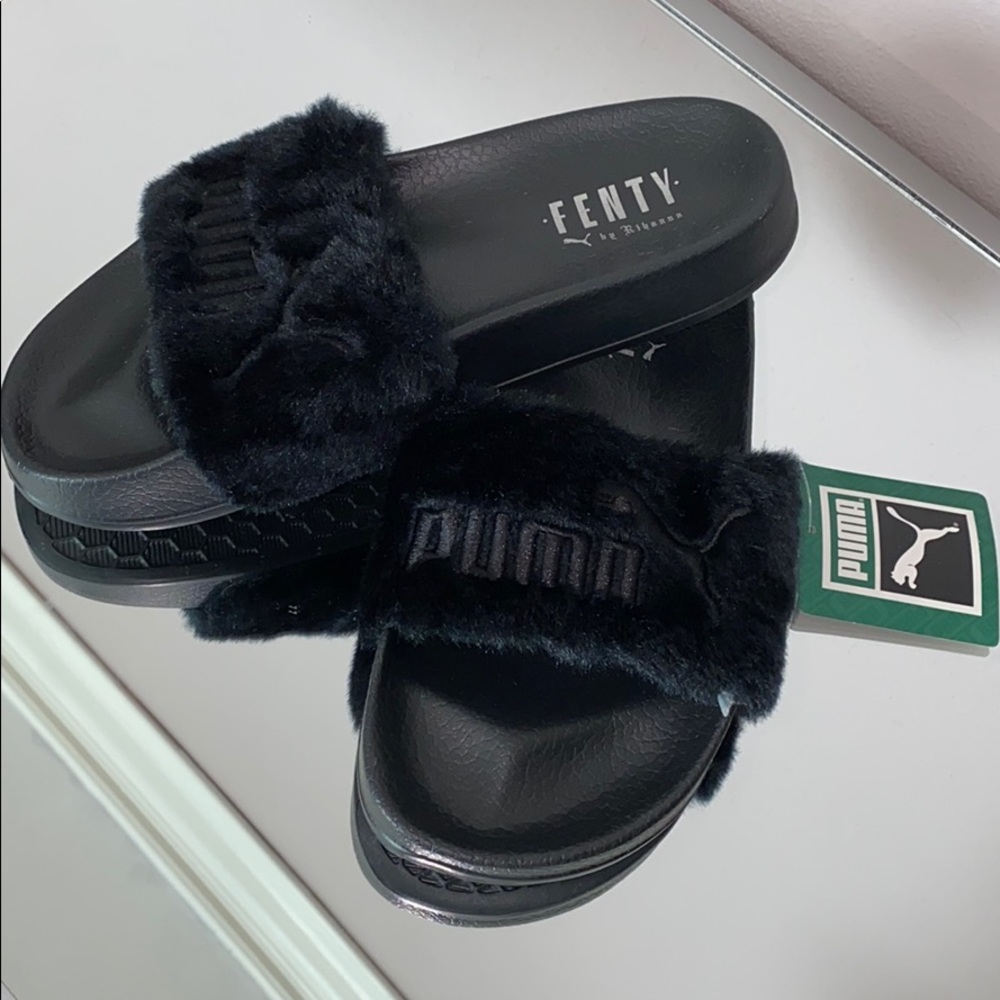 Fenty by Rihanna Puma fur slides